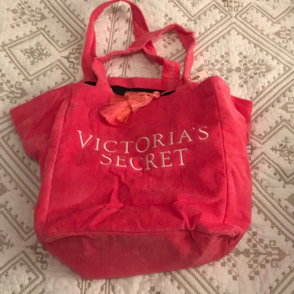 Pink tote bag